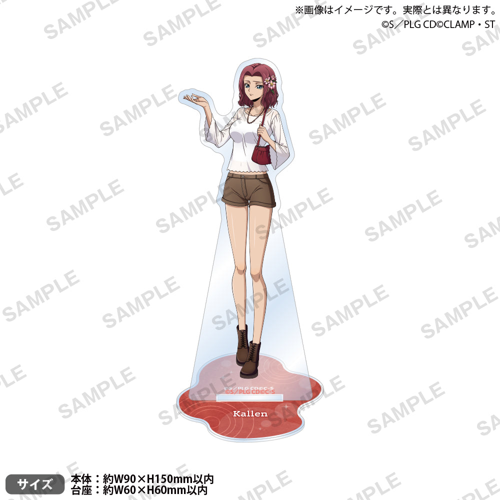 コードギアス　アクリルスタンド　C.C. アクスタ　カレン　アクリルパネル コードギアス アクリルスタンド 20th Anniversary Memorial ver