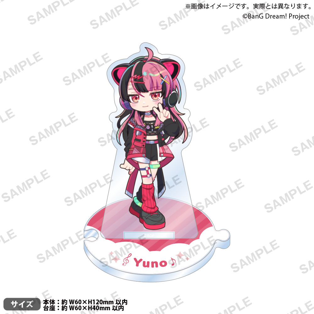 BanG Dream! つながるアクリルスタンド 千石ユノ ぴ~すっ！ver