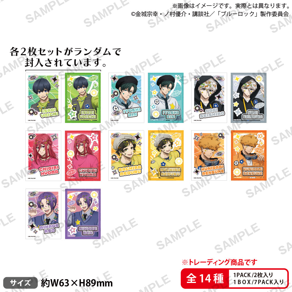ブルーロック トレーディングミニブロマイドセット Deco Drop!! ver