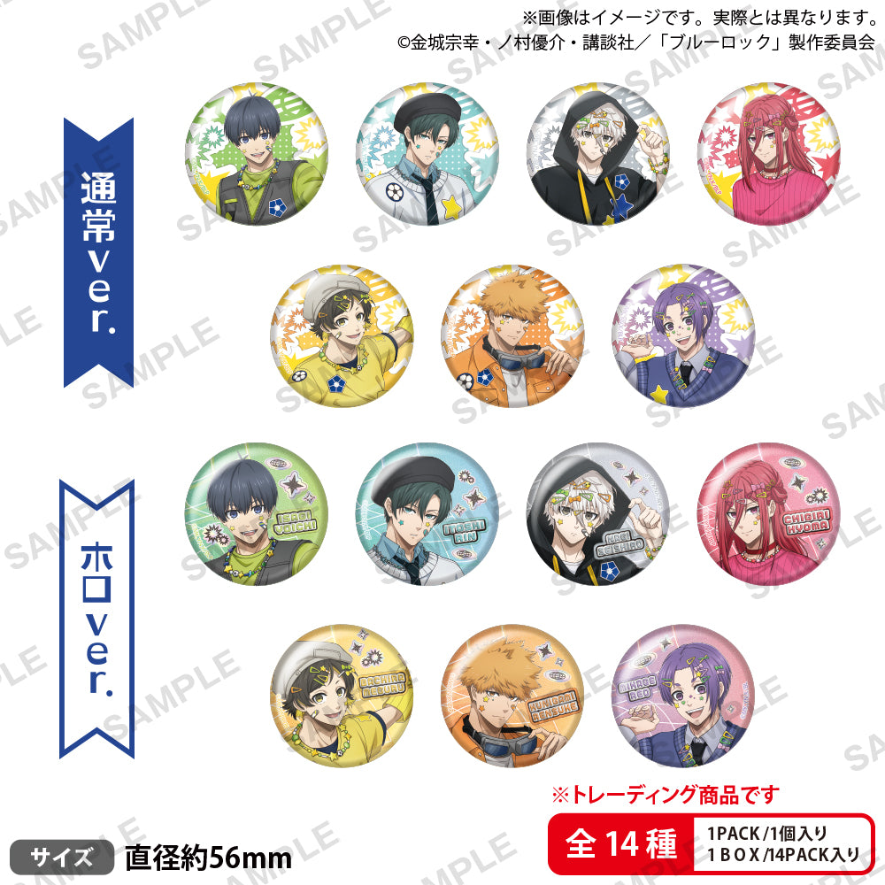ブルーロック トレーディング缶バッジ Deco Drop!! ver. 【PACK