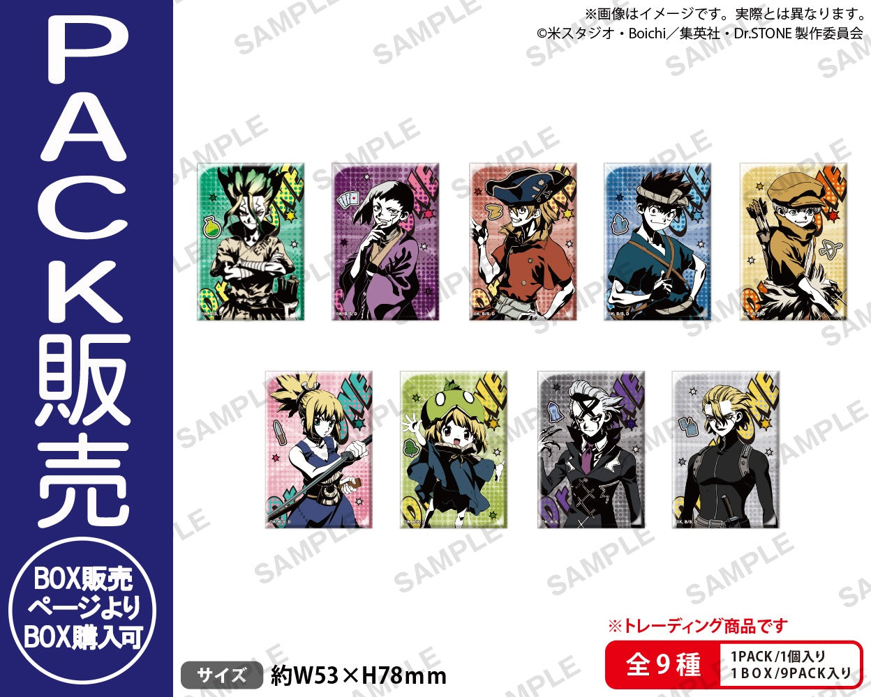 ⚠️即購入禁止 ~8/26まで最終値下げ Dr.STONE スタンリー 缶バッジ