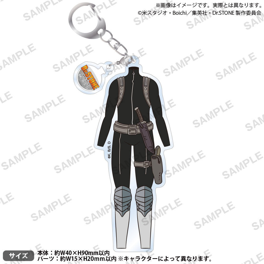 Dr.STONE スタンリー・スナイダー アクスタ、アクキー Dr．STONE」アクリルキーホルダー（スタンリー