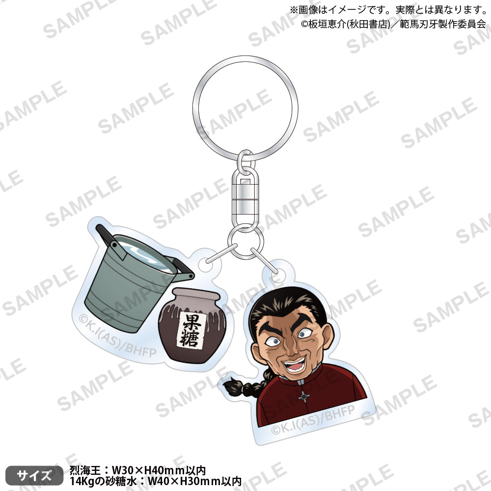 アニメ「範馬刃牙」 復活ッッ！！14Kgの砂糖水アクリルキーホルダー