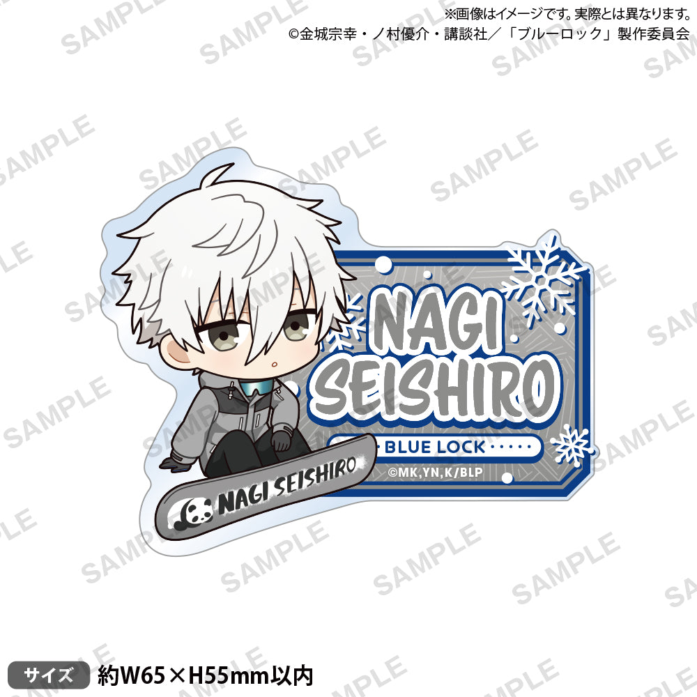 ブルーロック お名前アクリルバッジ スノーボードver. 凪 誠士郎