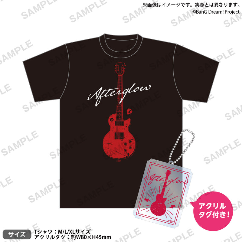 Afterglow「After School Event 夕景の一頁」　アクリルタグ付きTシャツ Mサイズ