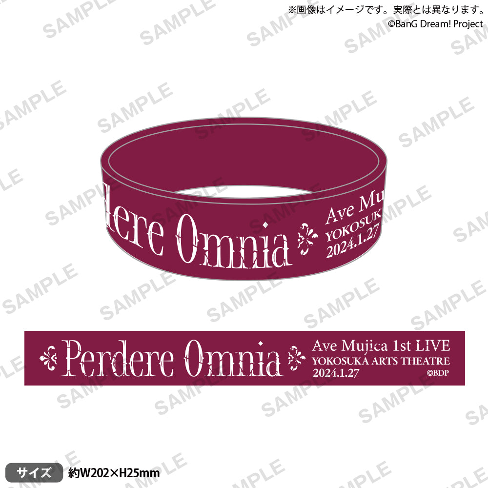 Ave Mujica シリコンバンド Ave Mujica 1st LIVE「Perdere Omnia」 シリコンバンド