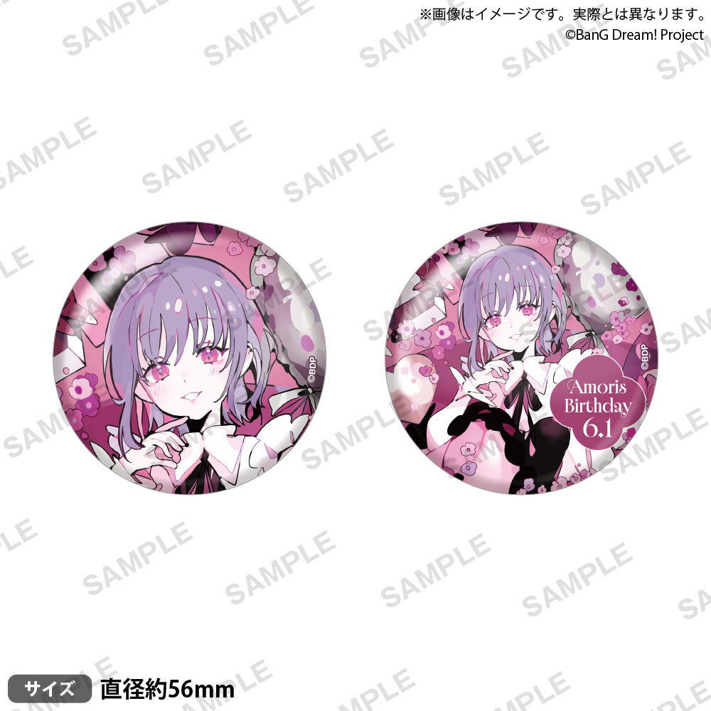 BanG Dream! 缶バッジセット Birthday ver. vol.2 アモーリス