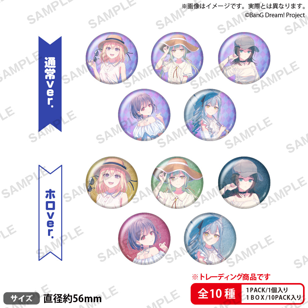 BanG Dream! トレーディング缶バッジ summer travel ver.【PACK