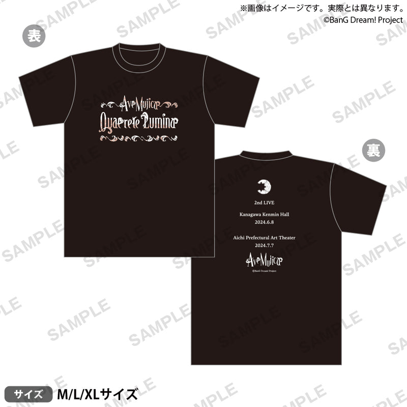 【(1)-(1)】Ave Mujica 2nd LIVE「Quaerere Lumina」　Tシャツ　Mサイズ