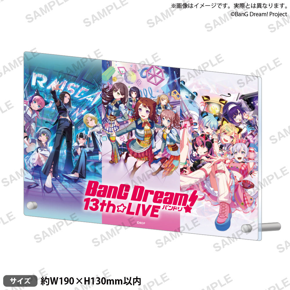BanG Dream! 13th☆LIVE アクリルパネル｜ブシロード オンラインストア