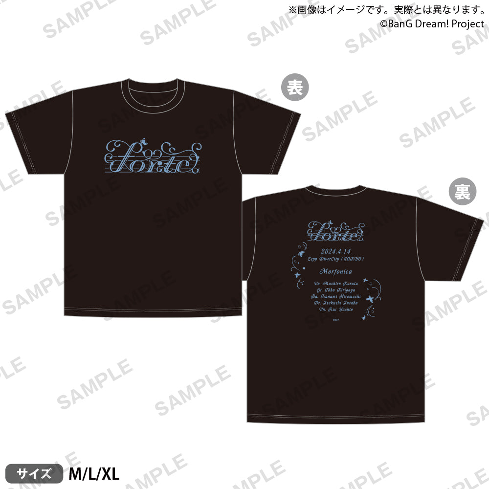 1)-(3)】Morfonica Concept LIVE「forte」 Tシャツ XLサイズ