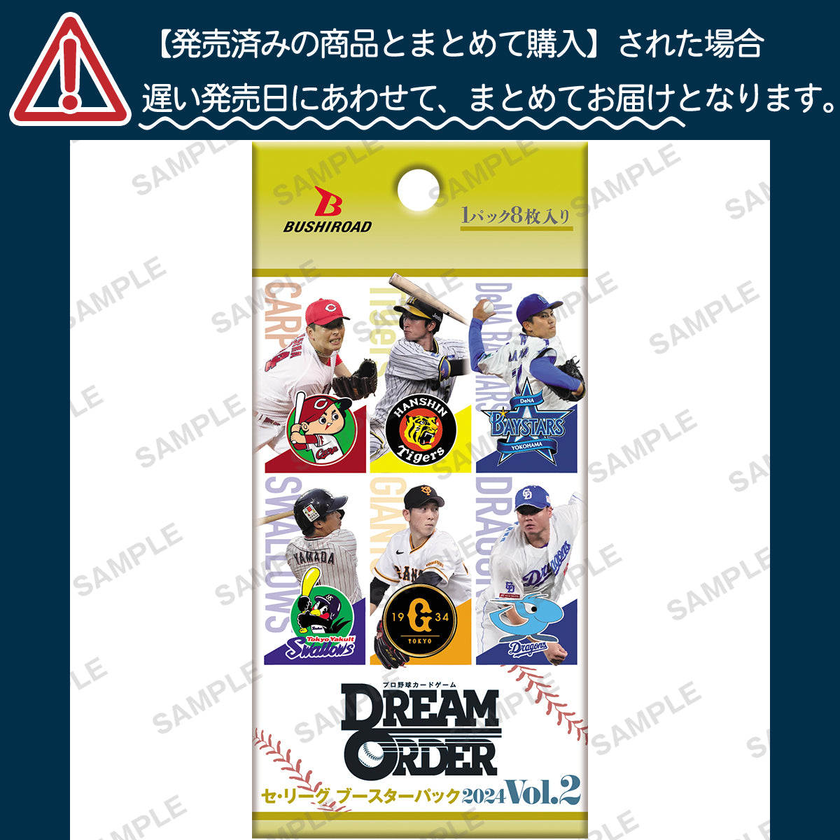 プロ野球カードゲーム DREAM ORDER セ・リーグ ブースターパック 2024 