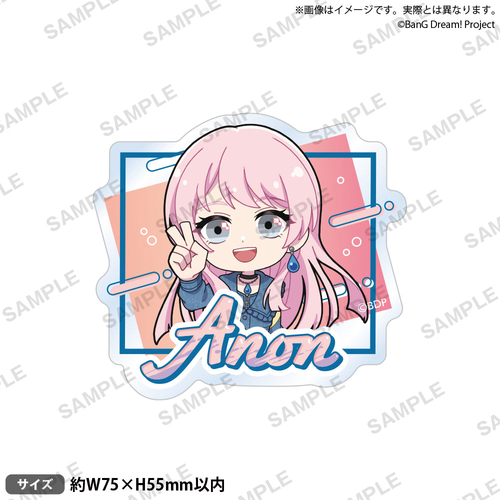 バンドリ MyGO!!!!! 千早愛音 缶バッジ アクリルブロック 【公式通販】