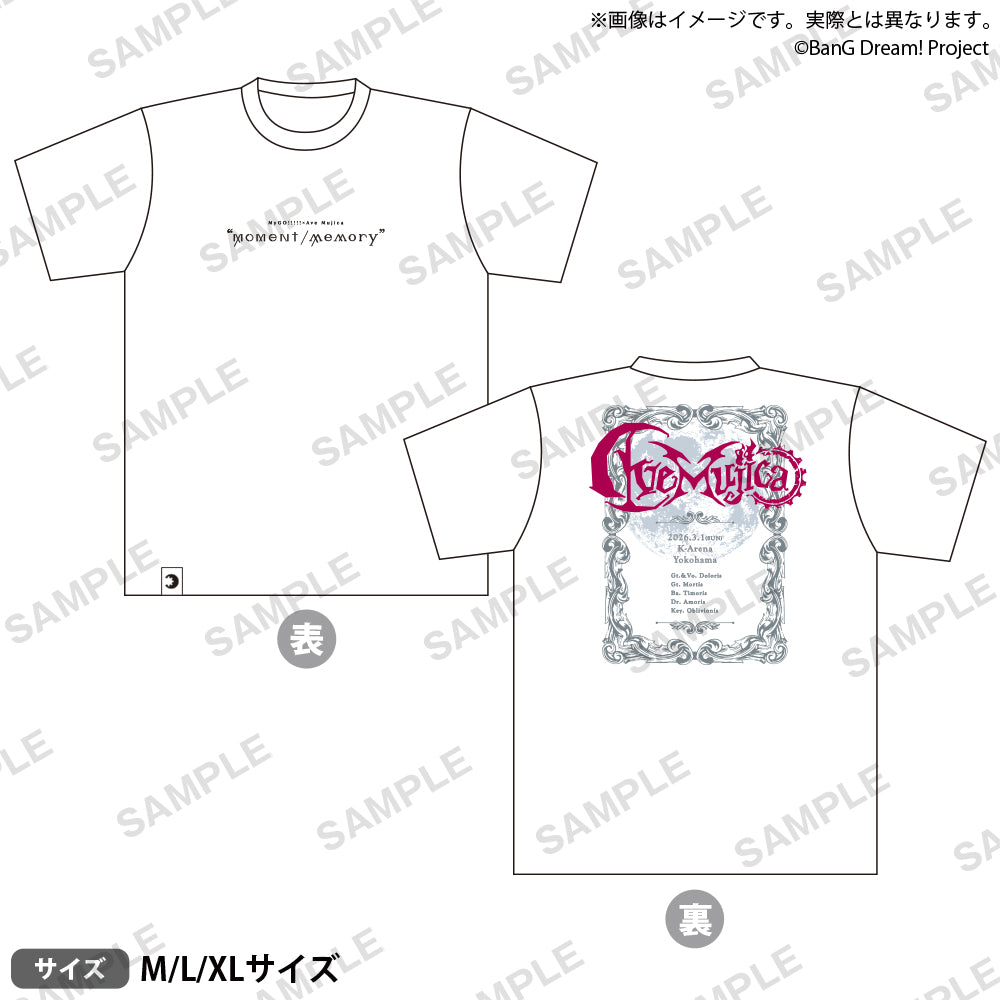 Ave Mujica moment / memory Tシャツ XLサイズ MyGO!!!!!×Ave Mujica ツーマンライブ「