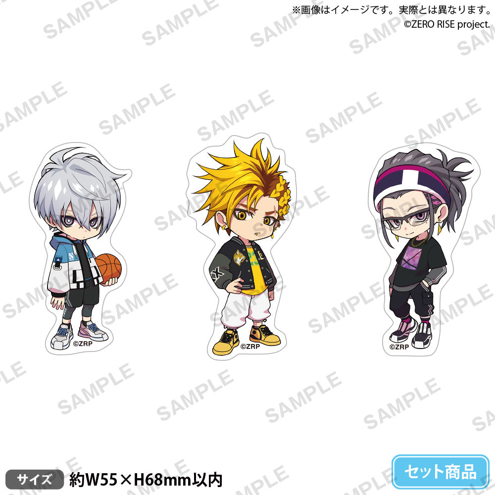 キャラクター ステッカーセット ZERO RISE ちょびキャラダイカットステッカーセット UNFIXXX