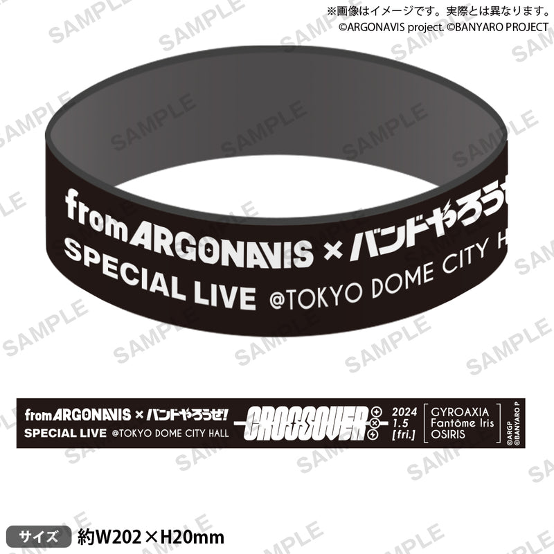 from ARGONAVIS × バンドやろうぜ！ SPECIAL LIVE - CROSSOVER -　シリコンバンド
