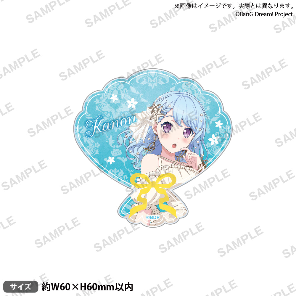 BanG Dream! ハロー、ハッピーワールド！ アクリルバッジ Flower