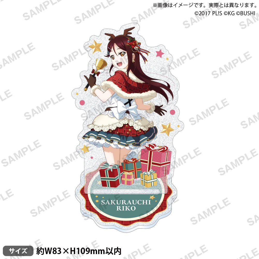 ラブライブ！スクールアイドルフェスティバル きらりんアクリル ラブライブ サンシャインAqours 立体アクリルスタンド梨子final