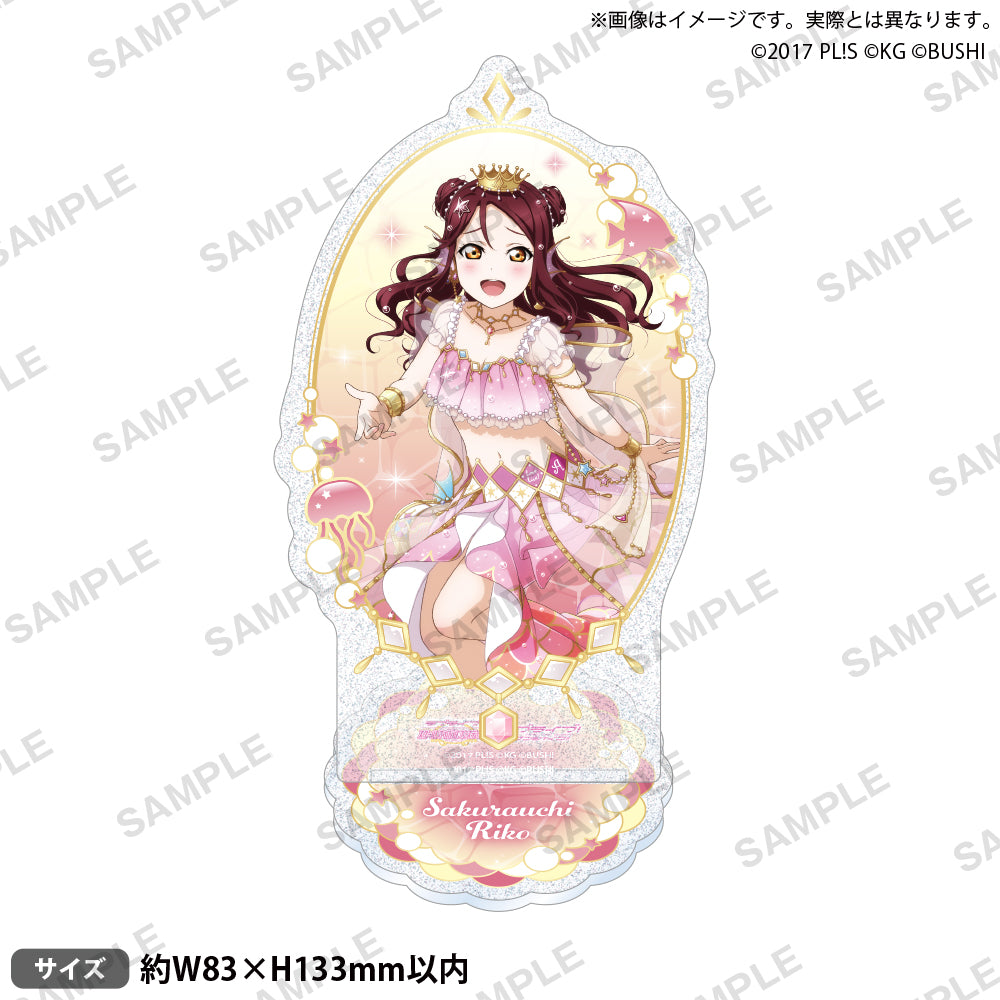 ラブライブ！スクールアイドルフェスティバル きらりんアクリル ラブライブ サンシャインAqours 立体アクリルスタンド梨子final