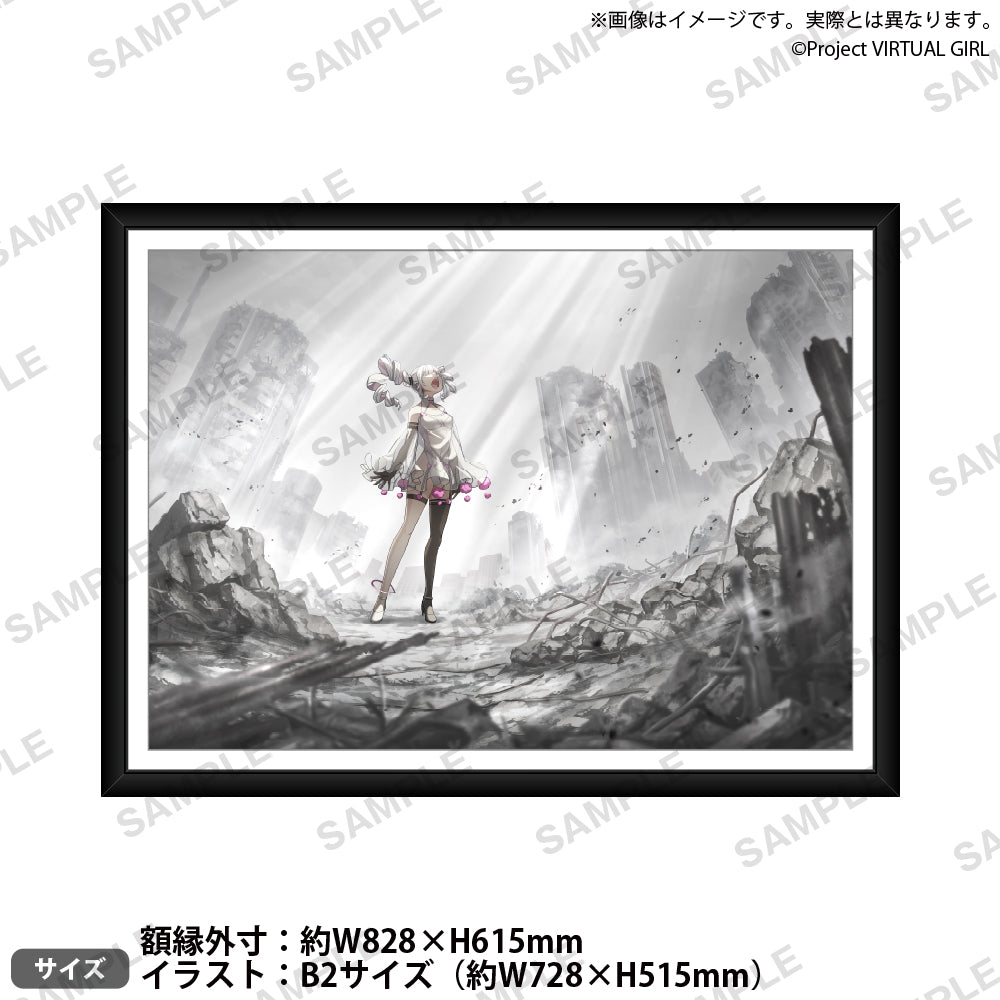 Γ 久喜わかめ インサイドフルブルー ノーダウトライラック Qpa展 複製