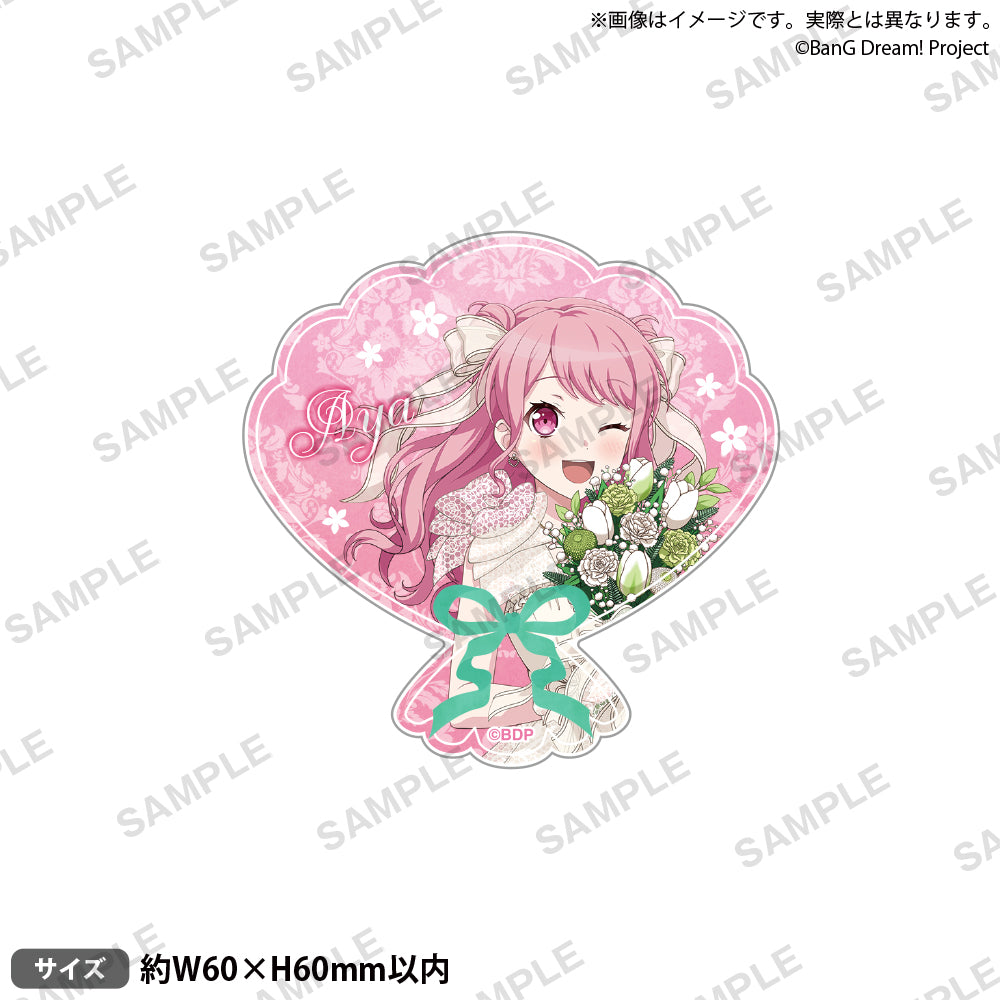 BanG Dream! Pastel＊Palettes アクリルバッジ Flower Garden ver