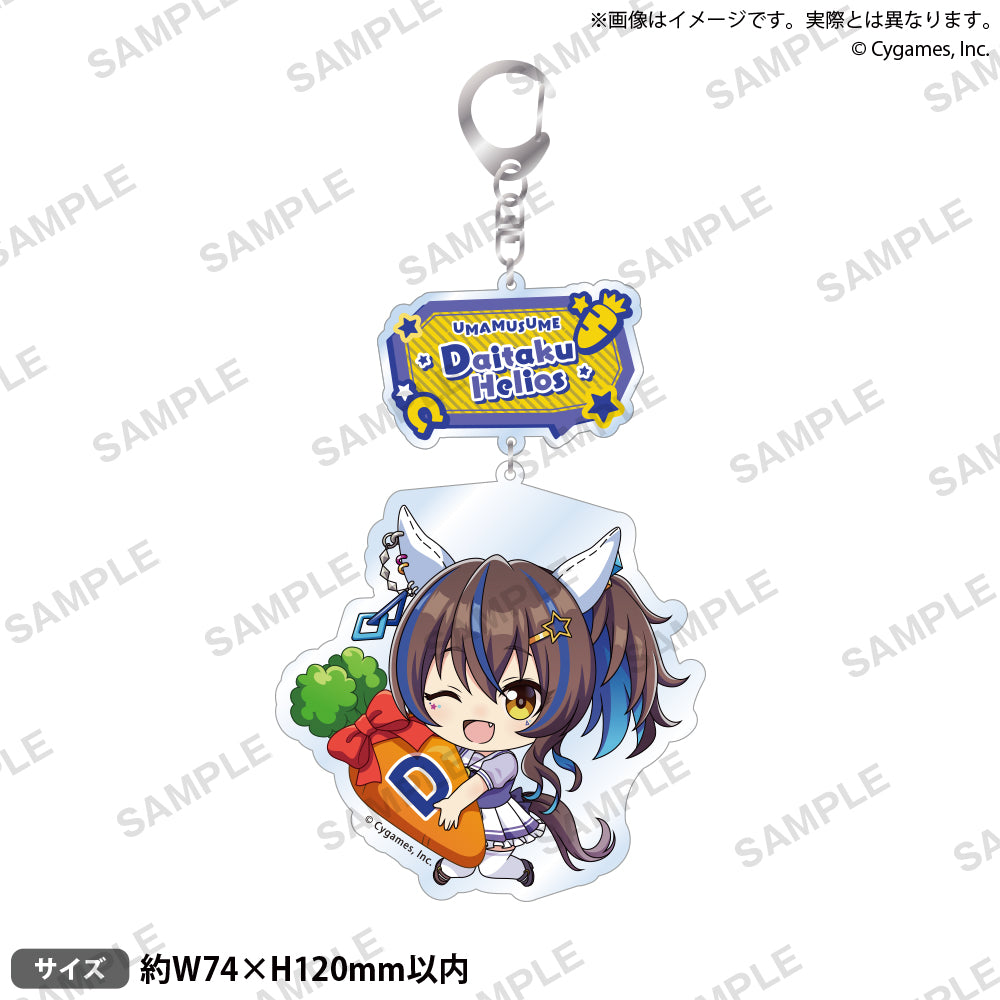ウマ娘　むぎゅみに　アクリルキーホルダー　9個セット ウマ娘 プリティーダービー むぎゅみにアクリルキーホルダー vol