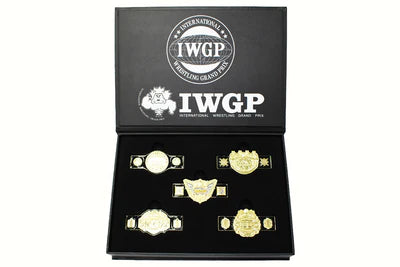 【限定品】新日本プロレスIWGP チャンピオンベルト ピンズセット IWGP チャンピオンベルト ピンズ 5個1セット