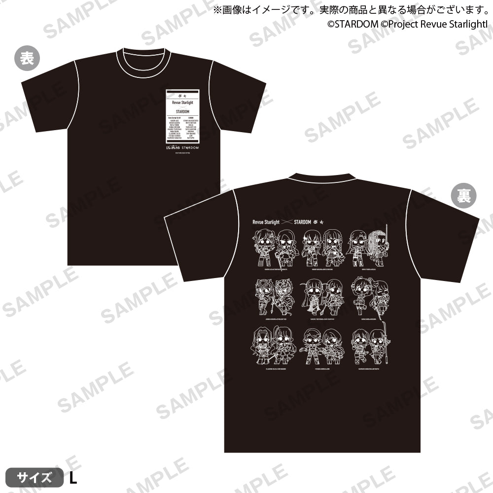 少女☆歌劇 レヴュースタァライト × STARDOM Tシャツ 2022ver.