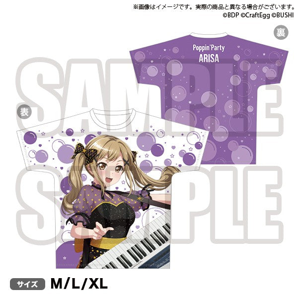 BanG Dream! 8th☆LIVE「Breakthrough!」 フルカラーTシャツ Poppin