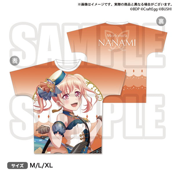 Morfonica 広町七深 フルカラーTシャツ Lサイズ BanG Dream! ガールズ