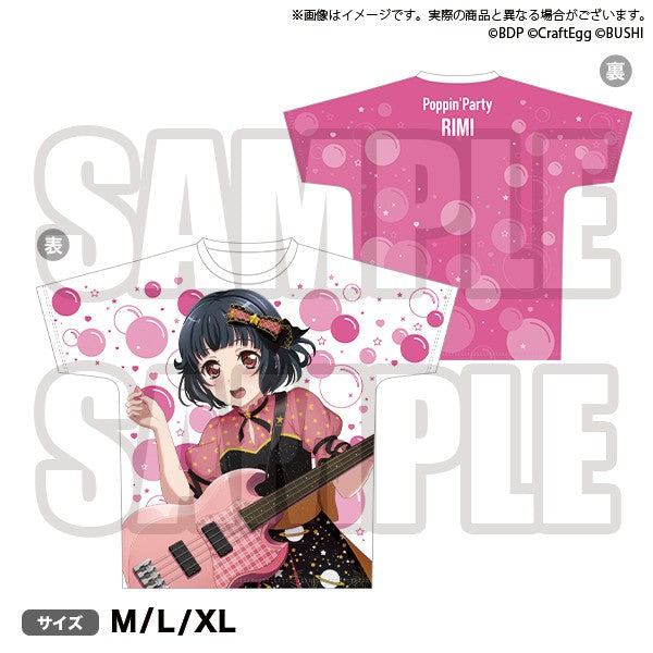 BanG Dream! 8th☆LIVE「Breakthrough!」 フルカラーTシャツ Poppin