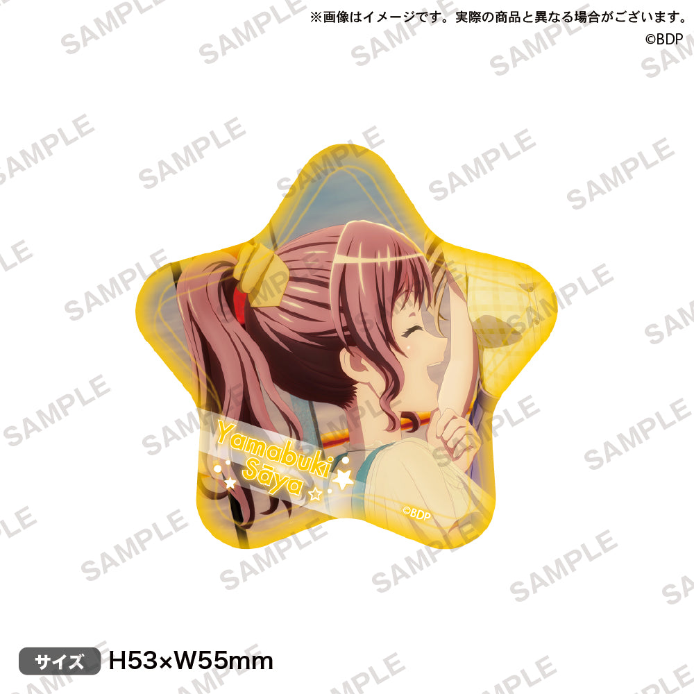 BanG Dream! ぽっぴん'どりーむ!】星形缶バッジ付き前売券 山吹沙綾 BanG Dream! ぽっぴん'どりーむ!】星形缶バッジ付き前売券 山吹沙綾