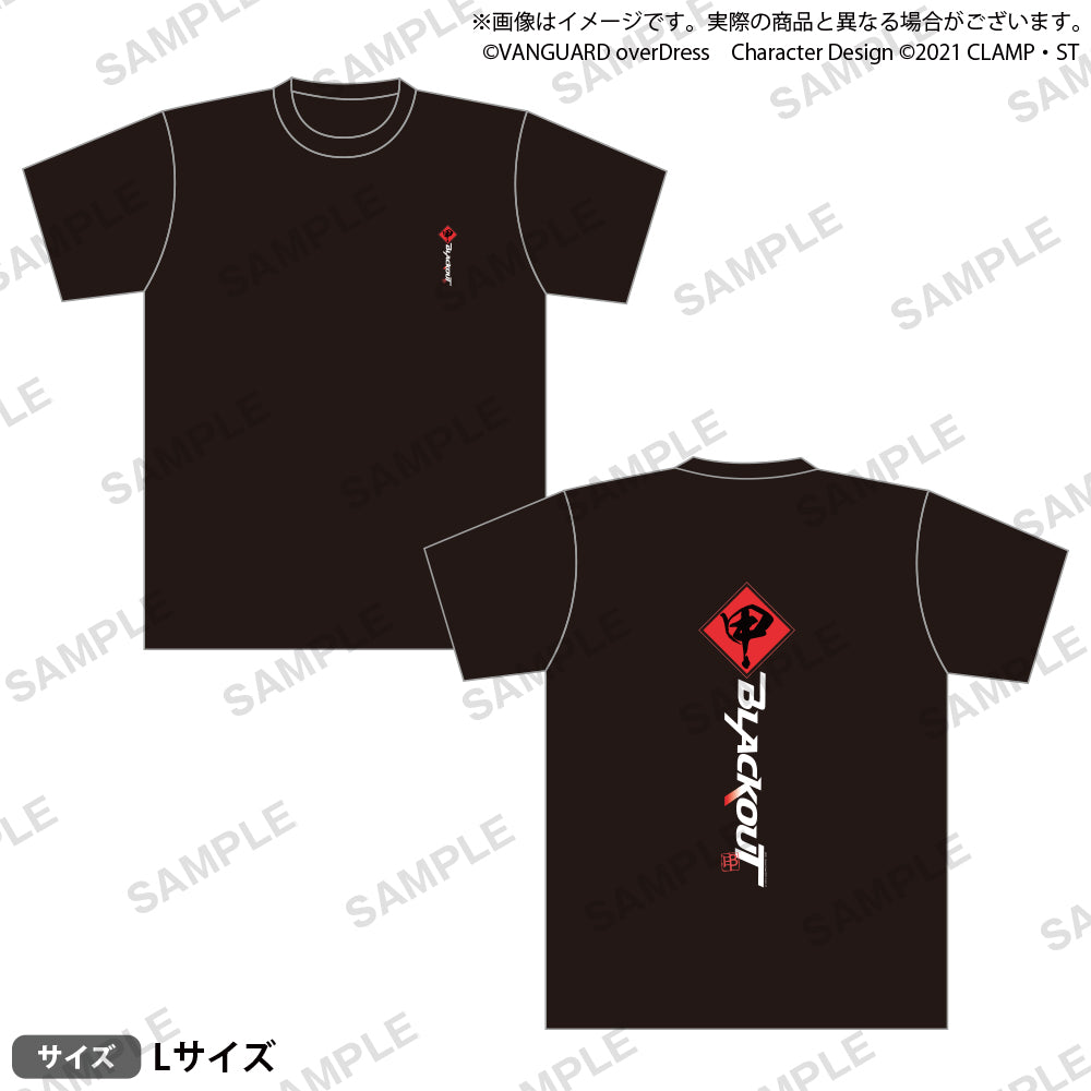 カードファイト!! ヴァンガード overDress チームTシャツ ブラックアウト