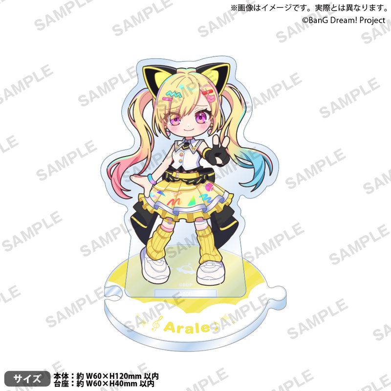 BanG Dream!　つながるアクリルスタンド 仲町あられ ぴ~すっ！ver.