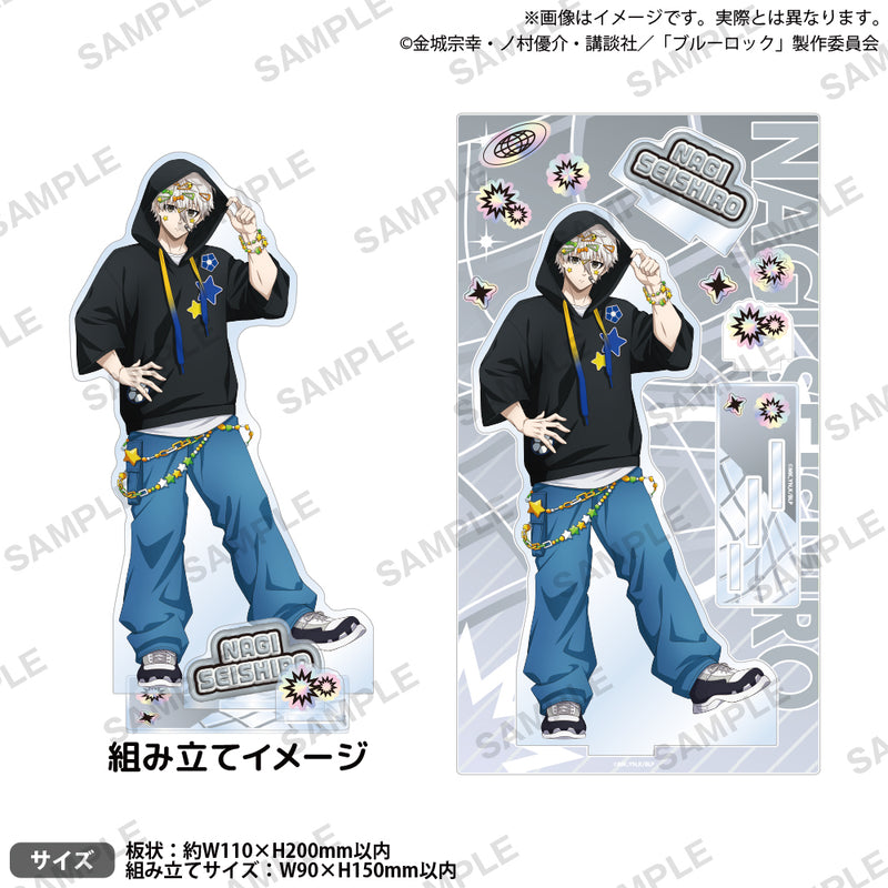 【新品】 凪誠士郎 アクリルジオラマ アクリルスタンド ユニリーバ ブルーロック ブルーロック ジオラマアクリルスタンド Deco Drop!! ver. 凪 誠士郎