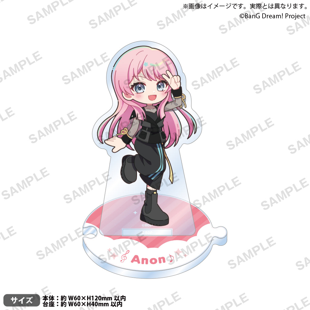 BanG Dream! つながるアクリルスタンド 千早愛音 ぴ~すっ！ver