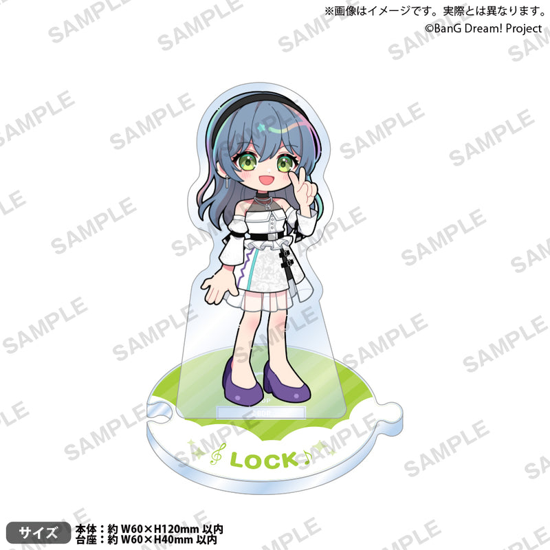 BanG Dream!　つながるアクリルスタンド ロック ぴ~すっ！ver.
