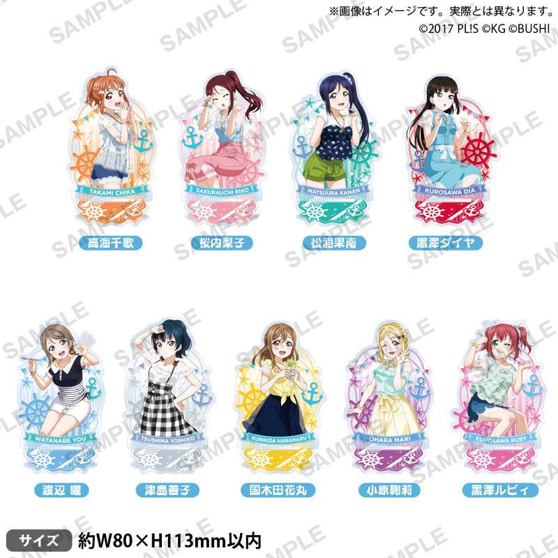 ラブライブ！スクールアイドルフェスティバル　アクリルスタンド Aqours サマーナイトver. 黒澤ダイヤ