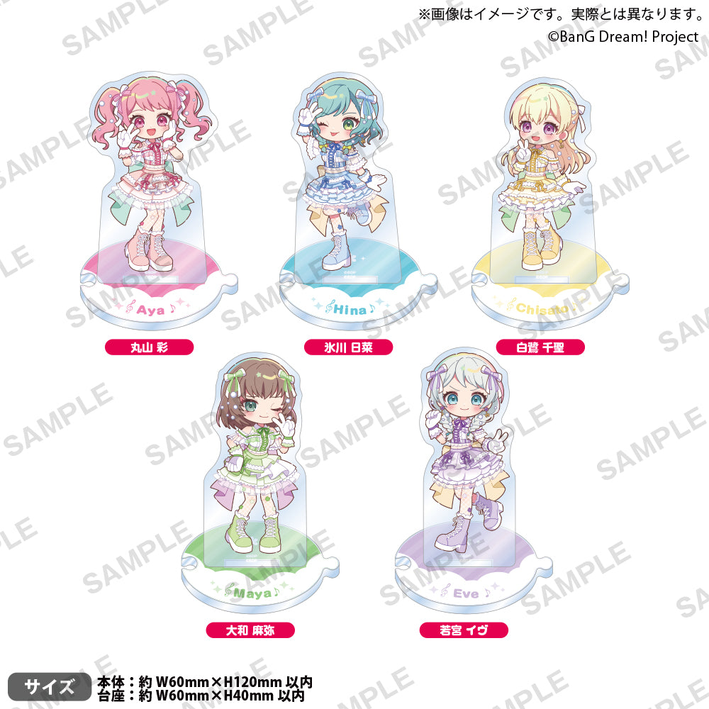 BanG Dream! つながるアクリルスタンド 若宮イヴ ぴ~すっ！ver