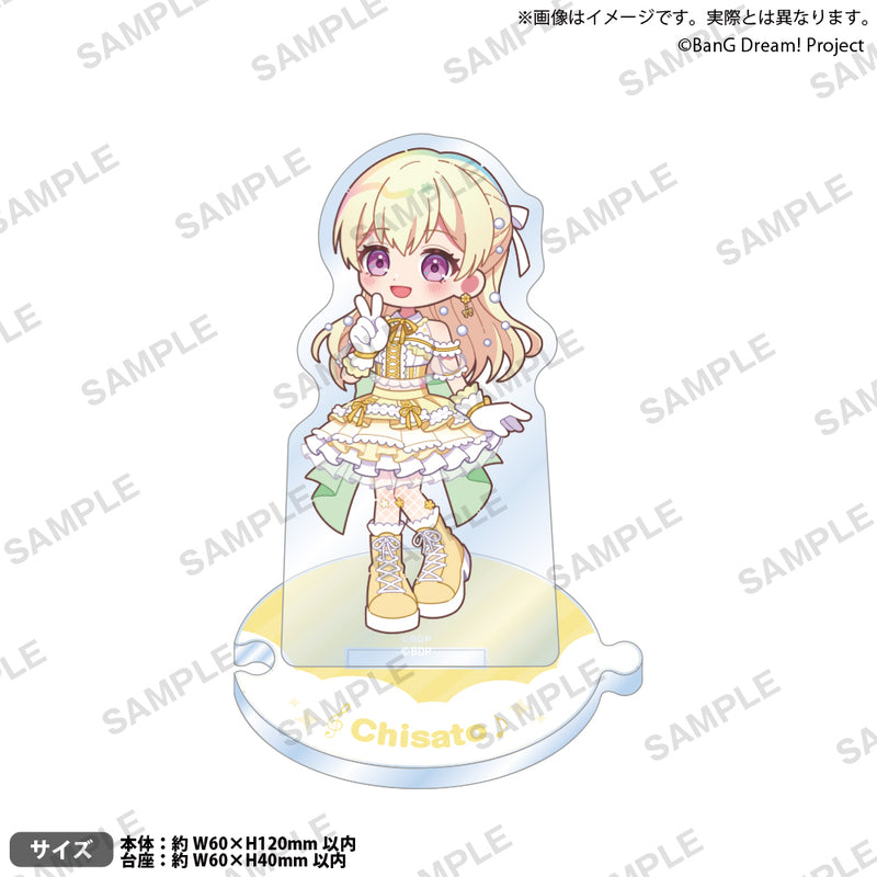 BanG Dream!　つながるアクリルスタンド 白鷺千聖 ぴ~すっ！ver.