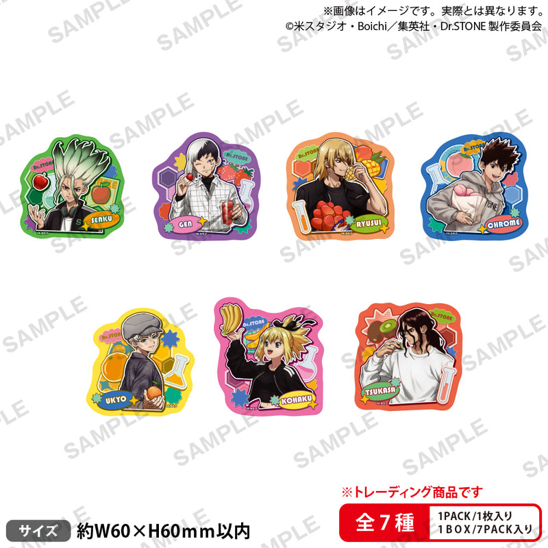 Dr.STONE ステッカーコレクション キャラガムステッカー　コンプ　全種類 TVアニメ「Dr.STONE」 トレーディングステッカー【PACK】｜ブシロード