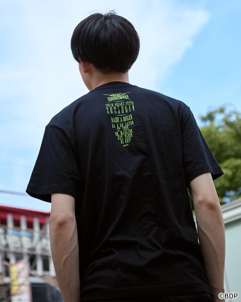 RAISE A SUILEN LIVE 2025「REBEL SOUNDWAVE」 ワッペン付きT
