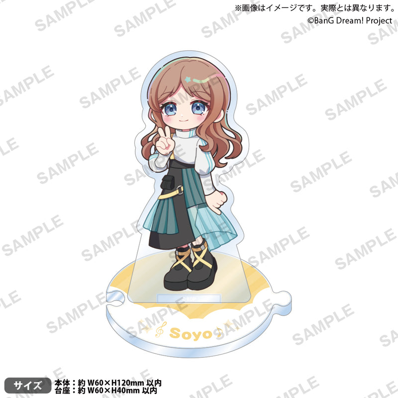 BanG Dream!　つながるアクリルスタンド 長崎そよ ぴ~すっ！ver.