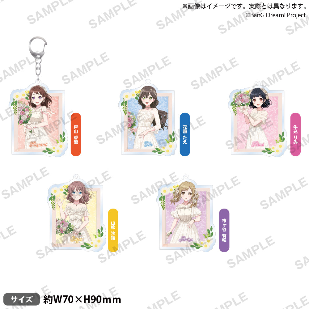 BanG Dream! Poppin'Party アクスタ、キーホルダー BanG Dream! Poppin'Party アクリルキーホルダー Flower Garden ver