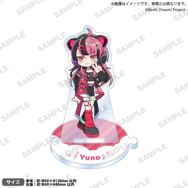 BanG Dream!　つながるアクリルスタンド 千石ユノ ぴ~すっ！ver.