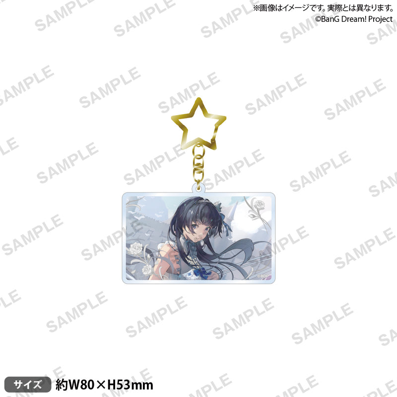 BanG Dream!　場面写アクリルキーホルダー 礎の花冠 ver. 白金燐子