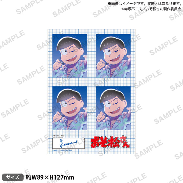 おそ松さん 証明写真風ステッカー Shining☆Birthday Stage ver. カラ