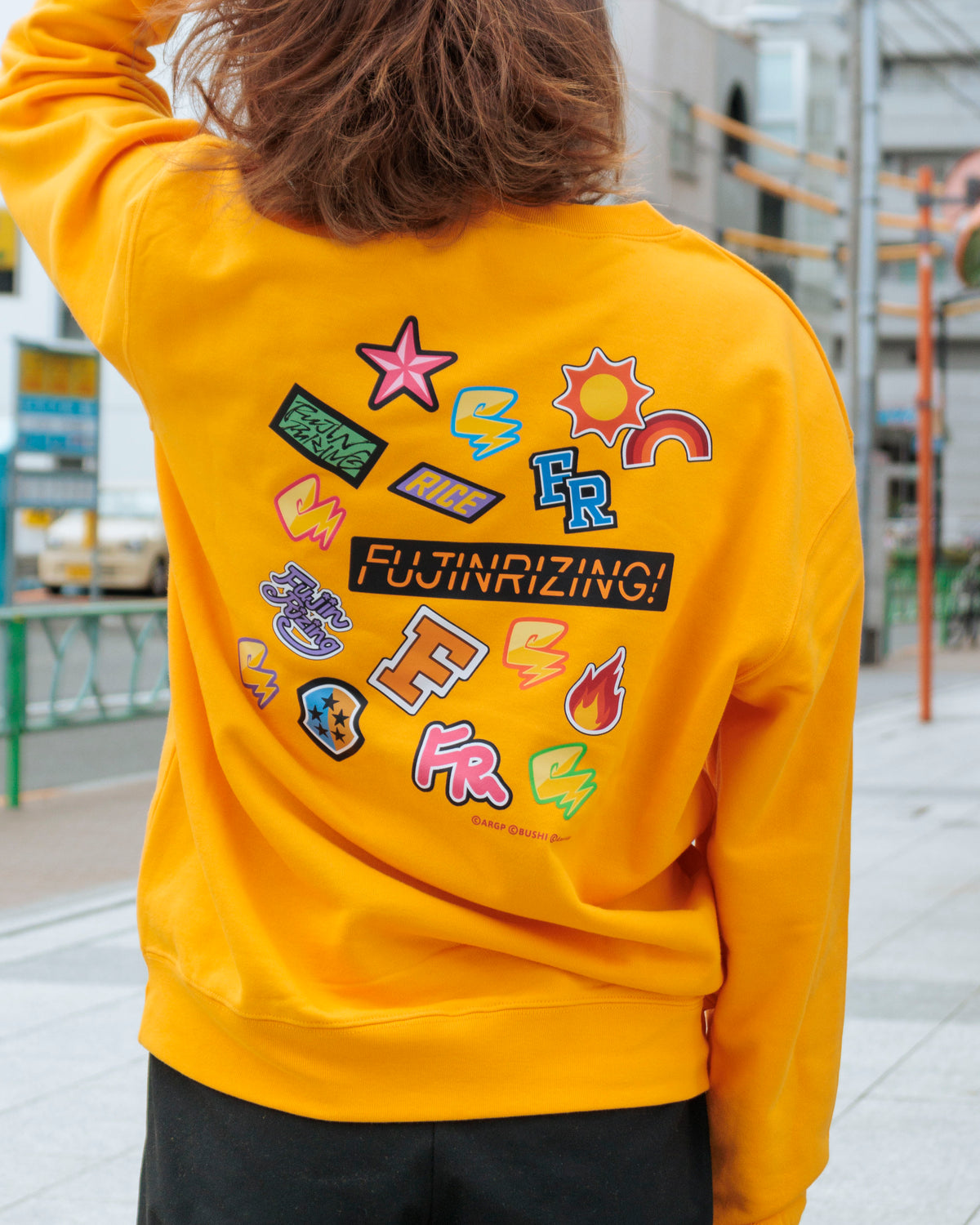 BGスウェット とうあ トレーナー YELLOW