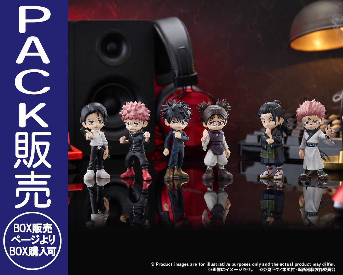呪術廻戦 フィギュア 3種6体セット まとめ売り BUSHIROAD THE BOX 呪術廻戦 コレクションフィギュアRICH BOXver