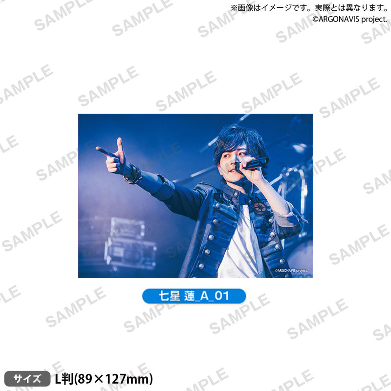 from ARGONAVIS　アーティストブロマイド vol.2 七星 蓮 LIVE ver. A-01